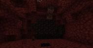 Finding ancient debris in Minecraft (Image via Minecraft)
